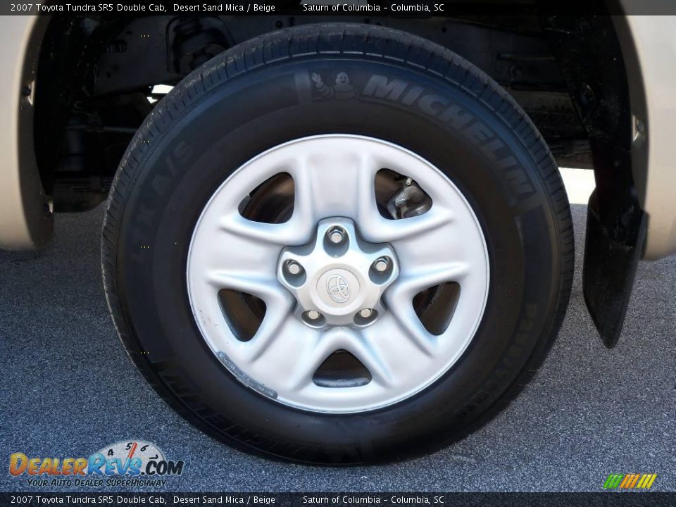 2007 Toyota Tundra SR5 Double Cab Desert Sand Mica / Beige Photo #12