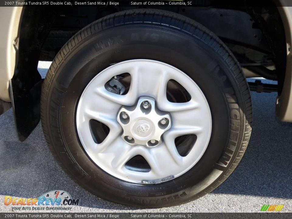 2007 Toyota Tundra SR5 Double Cab Desert Sand Mica / Beige Photo #13