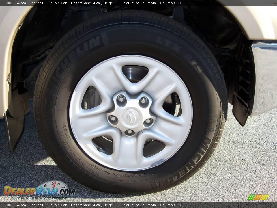 2007 Toyota Tundra SR5 Double Cab Desert Sand Mica / Beige Photo #14
