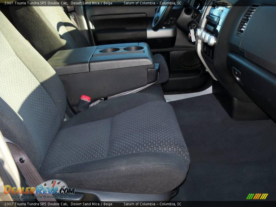 2007 Toyota Tundra SR5 Double Cab Desert Sand Mica / Beige Photo #22