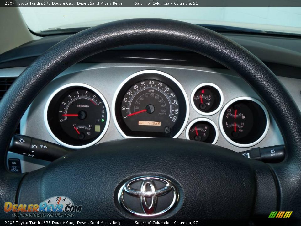 2007 Toyota Tundra SR5 Double Cab Desert Sand Mica / Beige Photo #27