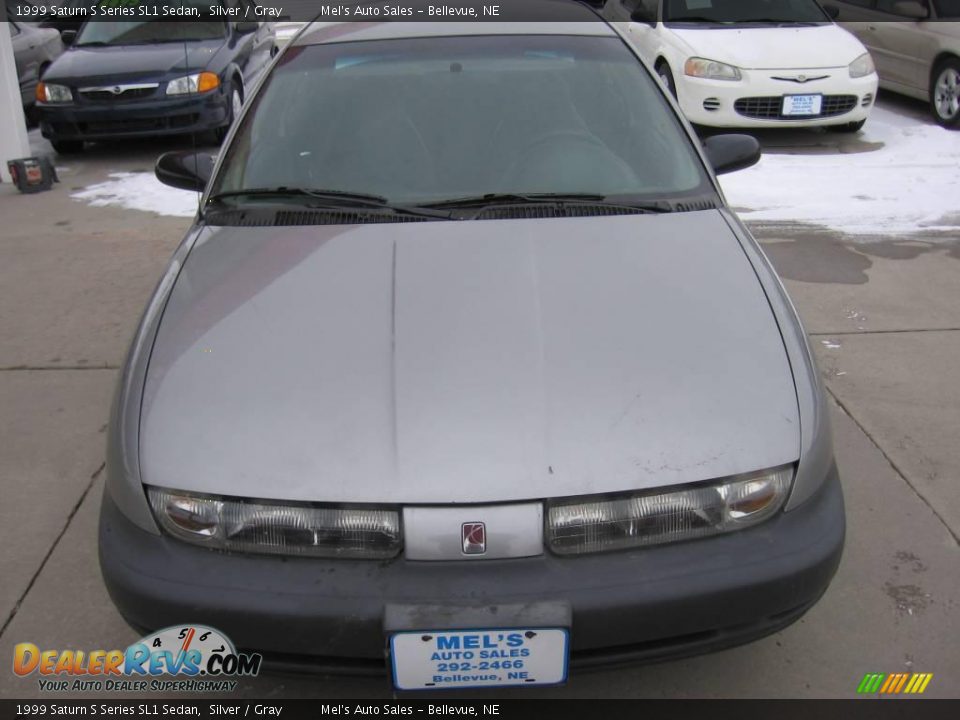 1999 Saturn S Series SL1 Sedan Silver / Gray Photo #3