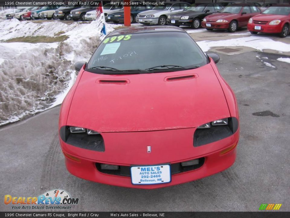 1996 Chevrolet Camaro RS Coupe Bright Red / Gray Photo #3