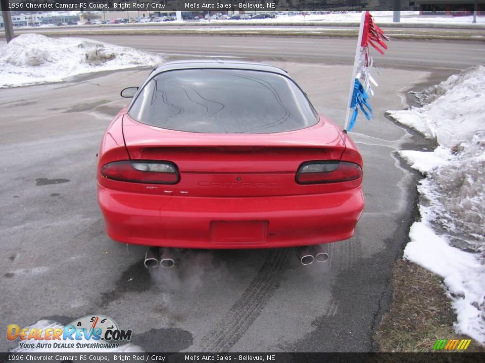 1996 Chevrolet Camaro RS Coupe Bright Red / Gray Photo #4