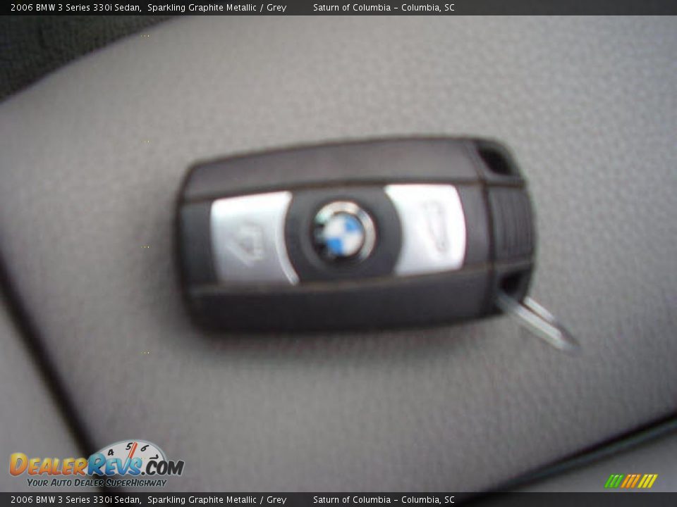 2006 BMW 3 Series 330i Sedan Sparkling Graphite Metallic / Grey Photo #10