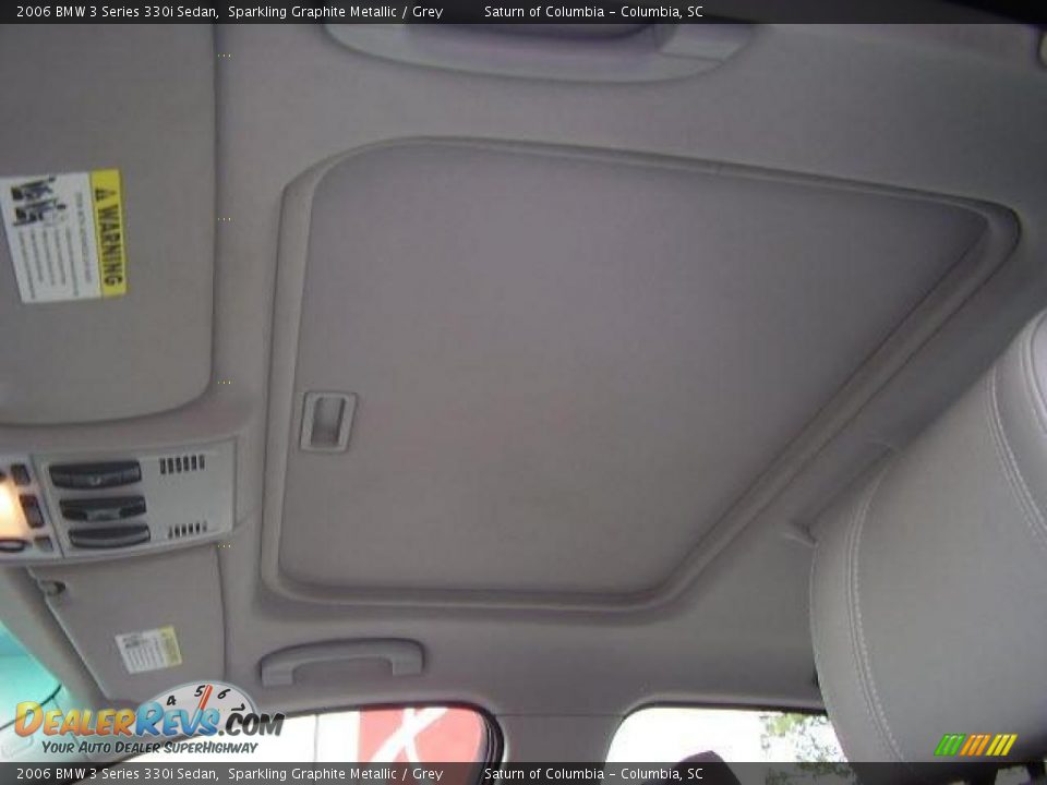2006 BMW 3 Series 330i Sedan Sparkling Graphite Metallic / Grey Photo #12