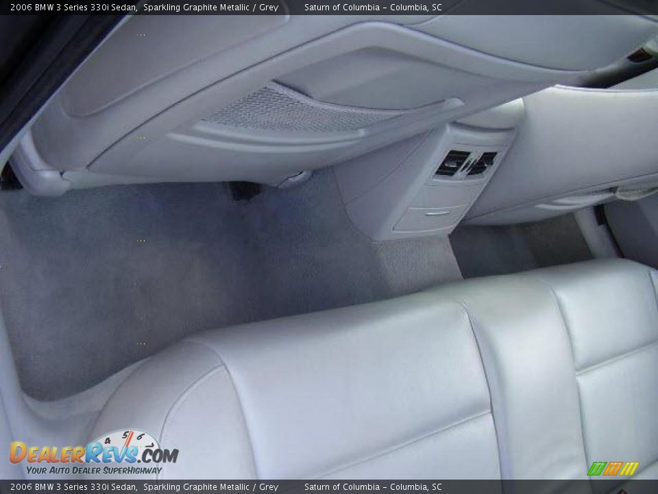 2006 BMW 3 Series 330i Sedan Sparkling Graphite Metallic / Grey Photo #14