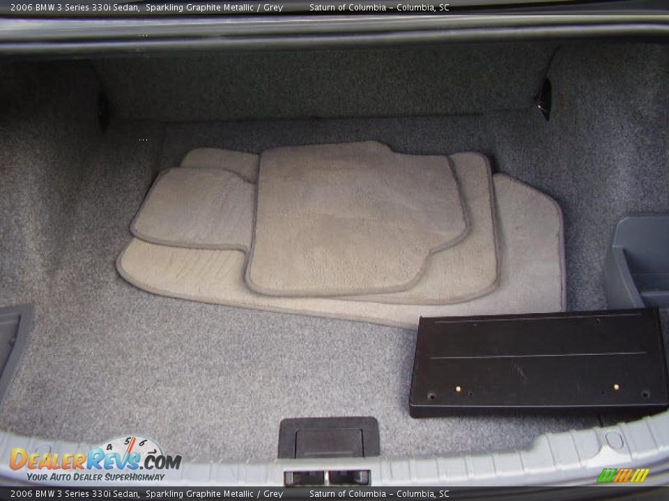 2006 BMW 3 Series 330i Sedan Sparkling Graphite Metallic / Grey Photo #19