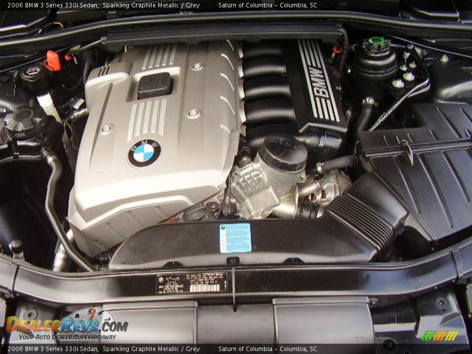 2006 BMW 3 Series 330i Sedan Sparkling Graphite Metallic / Grey Photo #20
