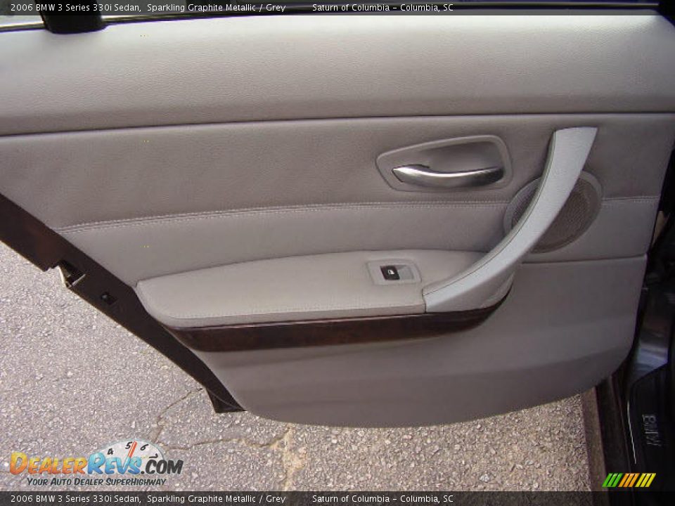 2006 BMW 3 Series 330i Sedan Sparkling Graphite Metallic / Grey Photo #22