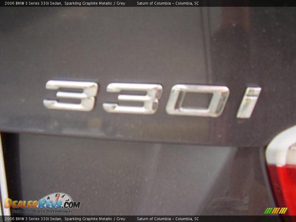 2006 BMW 3 Series 330i Sedan Sparkling Graphite Metallic / Grey Photo #25