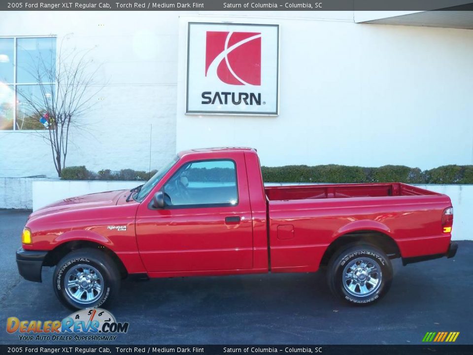 2005 Ford Ranger XLT Regular Cab Torch Red / Medium Dark Flint Photo #1