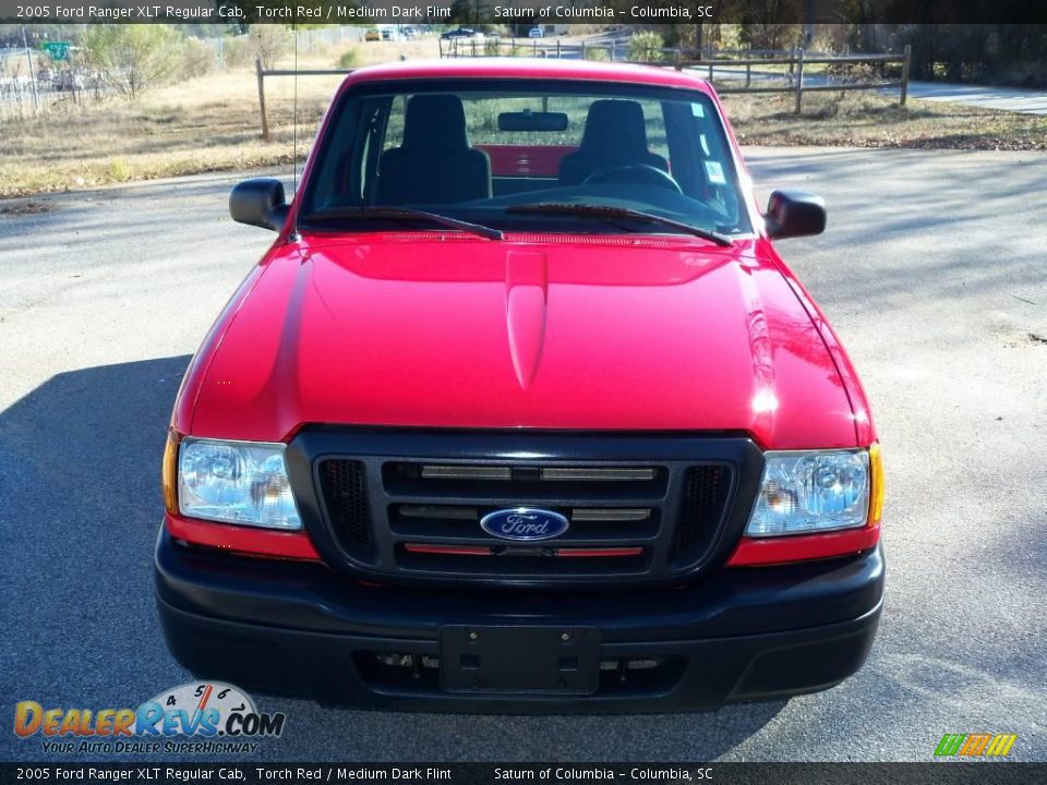 2005 Ford Ranger XLT Regular Cab Torch Red / Medium Dark Flint Photo #2