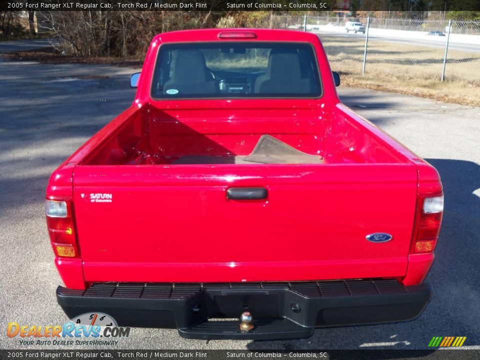 2005 Ford Ranger XLT Regular Cab Torch Red / Medium Dark Flint Photo #7