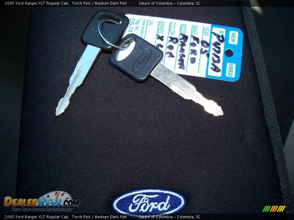 2005 Ford Ranger XLT Regular Cab Torch Red / Medium Dark Flint Photo #27