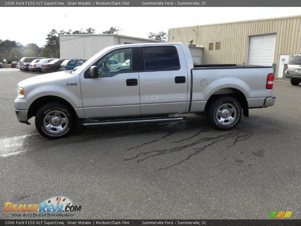 2006 Ford F150 XLT SuperCrew Silver Metallic / Medium/Dark Flint Photo #2