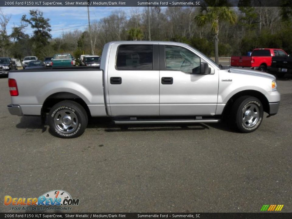 2006 Ford F150 XLT SuperCrew Silver Metallic / Medium/Dark Flint Photo #12