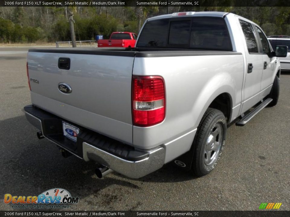 2006 Ford F150 XLT SuperCrew Silver Metallic / Medium/Dark Flint Photo #13