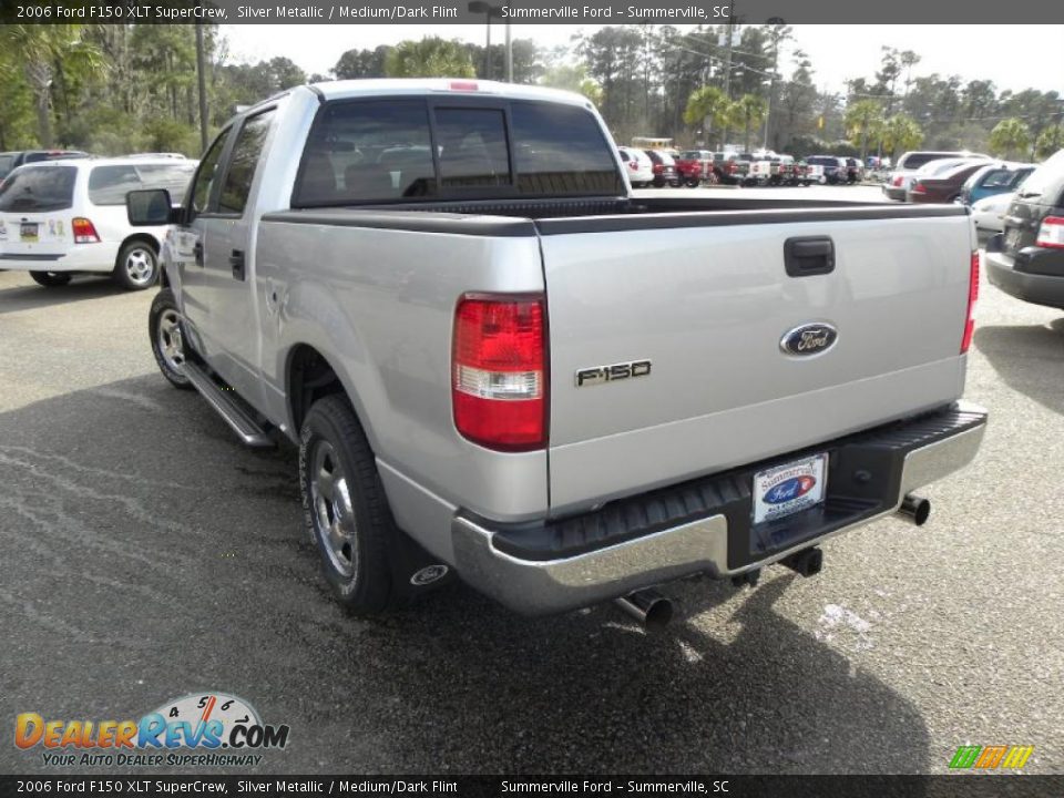 2006 Ford F150 XLT SuperCrew Silver Metallic / Medium/Dark Flint Photo #16