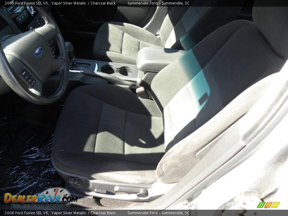 2008 Ford Fusion SEL V6 Vapor Silver Metallic / Charcoal Black Photo #4