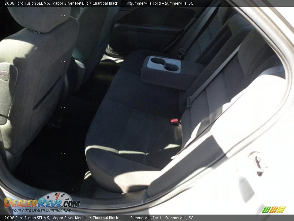 2008 Ford Fusion SEL V6 Vapor Silver Metallic / Charcoal Black Photo #6