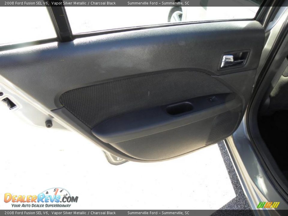 2008 Ford Fusion SEL V6 Vapor Silver Metallic / Charcoal Black Photo #7