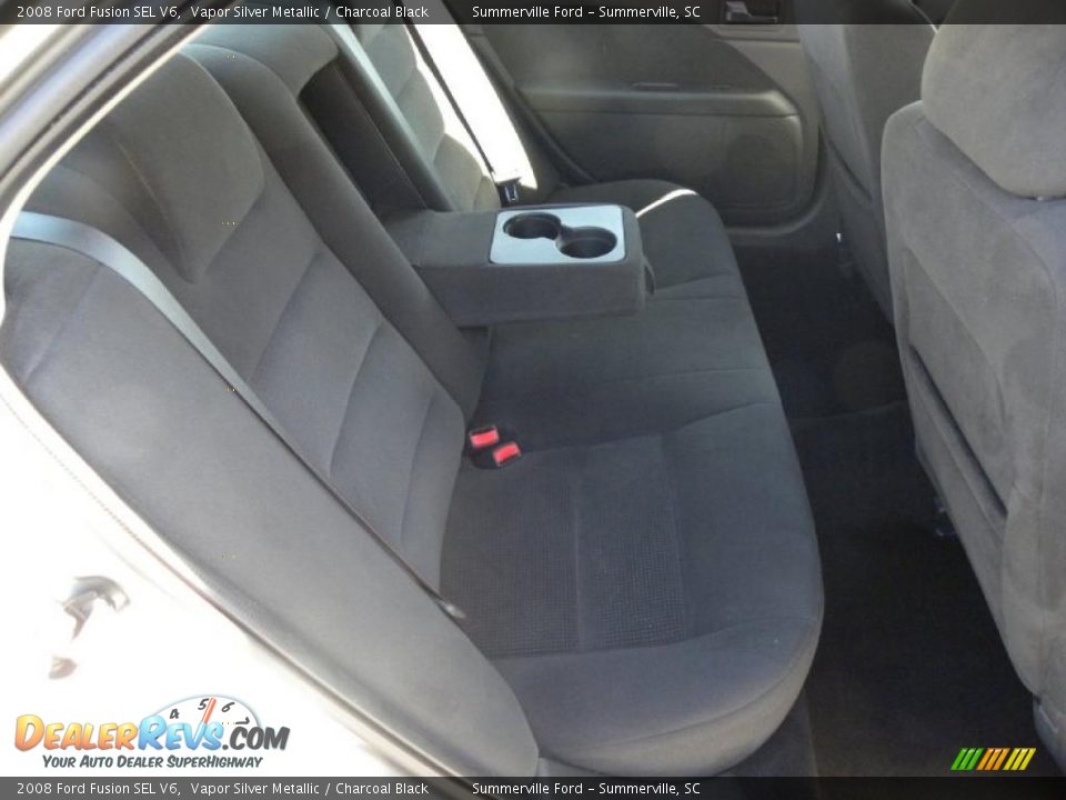 2008 Ford Fusion SEL V6 Vapor Silver Metallic / Charcoal Black Photo #11