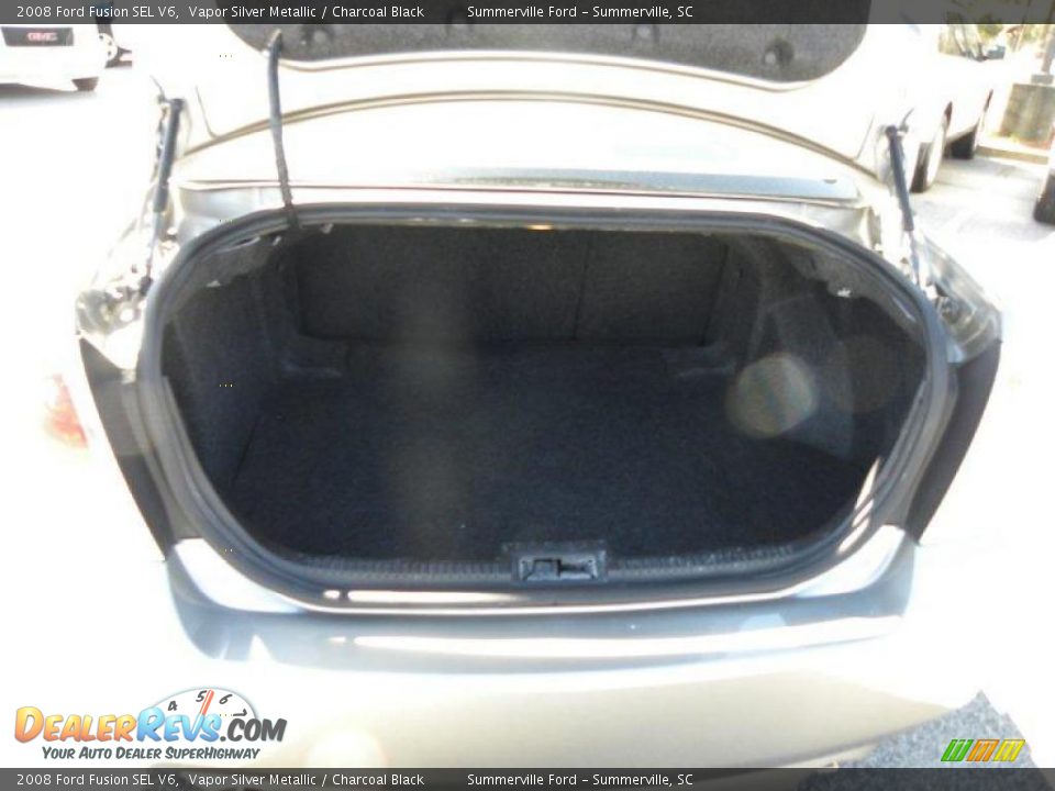 2008 Ford Fusion SEL V6 Vapor Silver Metallic / Charcoal Black Photo #15