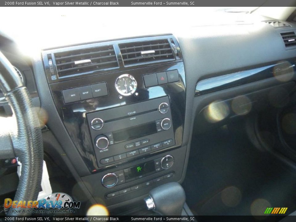 2008 Ford Fusion SEL V6 Vapor Silver Metallic / Charcoal Black Photo #21