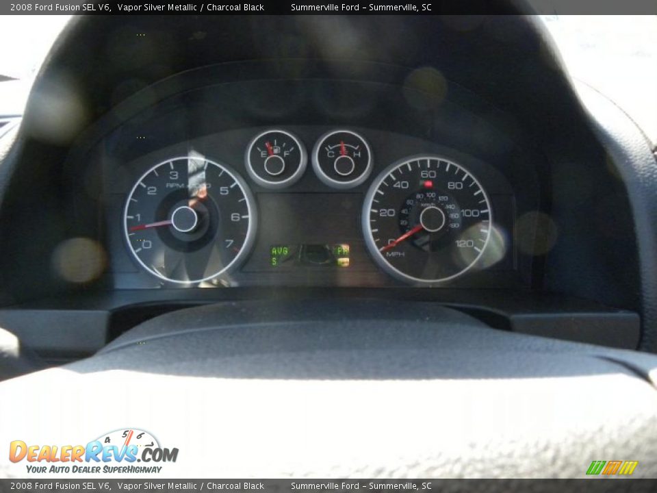 2008 Ford Fusion SEL V6 Vapor Silver Metallic / Charcoal Black Photo #22