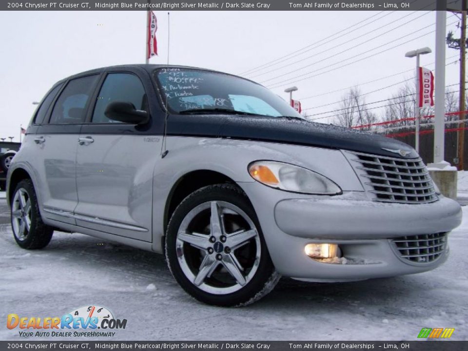 2004 Chrysler PT Cruiser GT Midnight Blue Pearlcoat/Bright Silver Metallic / Dark Slate Gray Photo #1