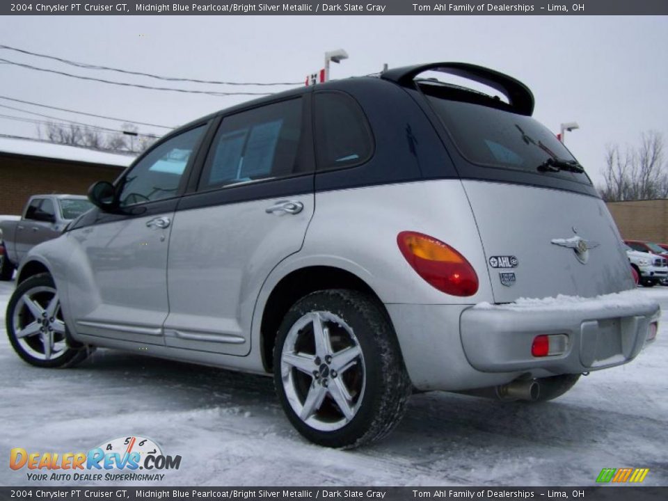 2004 Chrysler PT Cruiser GT Midnight Blue Pearlcoat/Bright Silver Metallic / Dark Slate Gray Photo #4