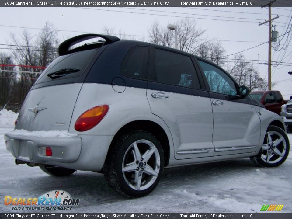 2004 Chrysler PT Cruiser GT Midnight Blue Pearlcoat/Bright Silver Metallic / Dark Slate Gray Photo #7