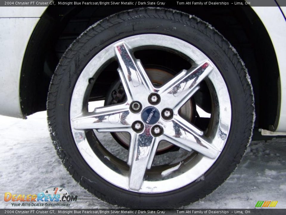 2004 Chrysler PT Cruiser GT Midnight Blue Pearlcoat/Bright Silver Metallic / Dark Slate Gray Photo #8
