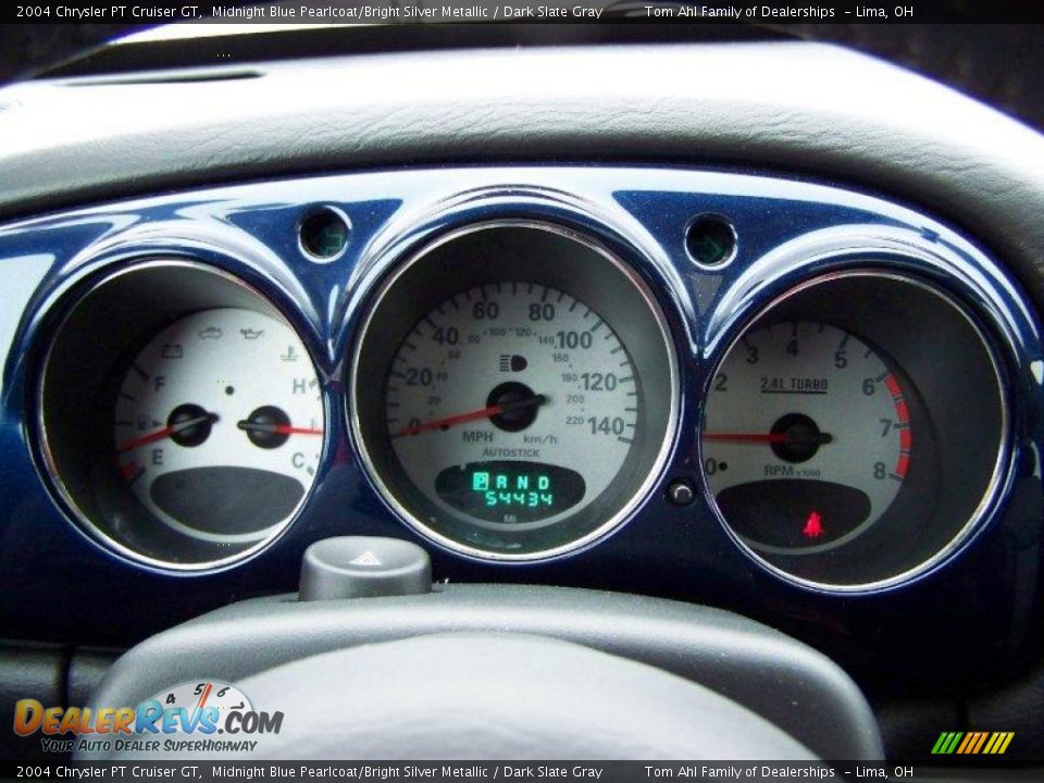 2004 Chrysler PT Cruiser GT Midnight Blue Pearlcoat/Bright Silver Metallic / Dark Slate Gray Photo #19