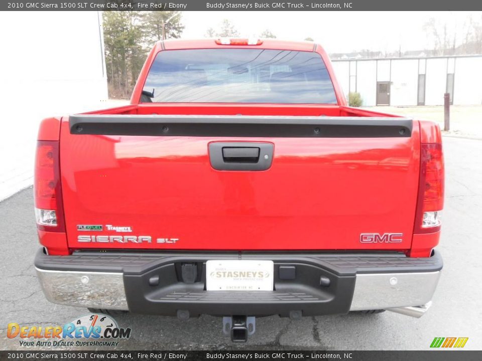 2010 GMC Sierra 1500 SLT Crew Cab 4x4 Fire Red / Ebony Photo #4
