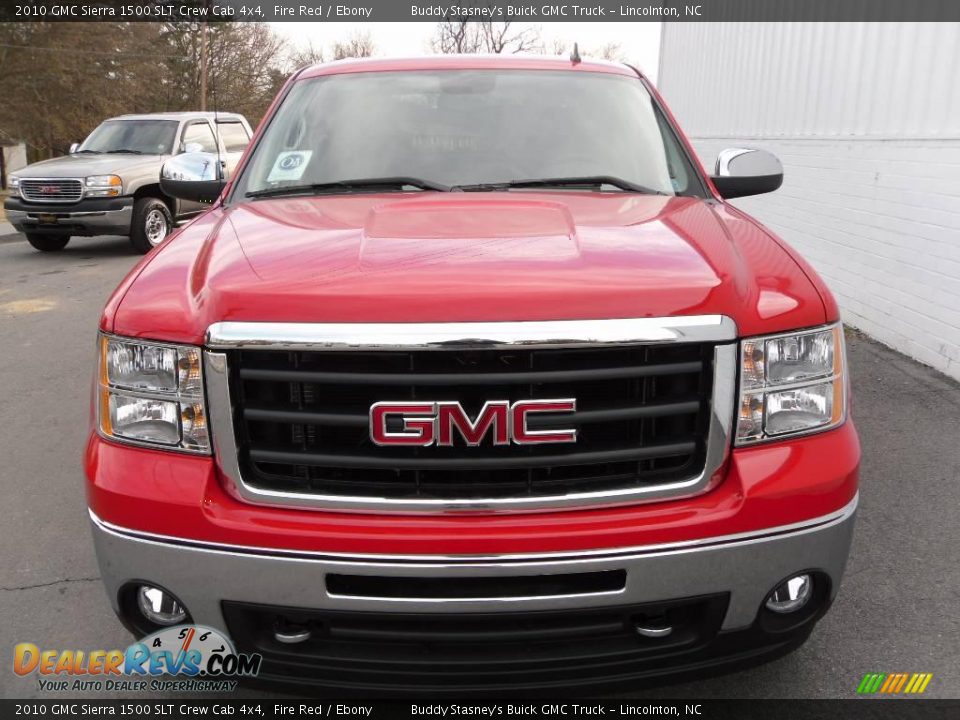2010 GMC Sierra 1500 SLT Crew Cab 4x4 Fire Red / Ebony Photo #7