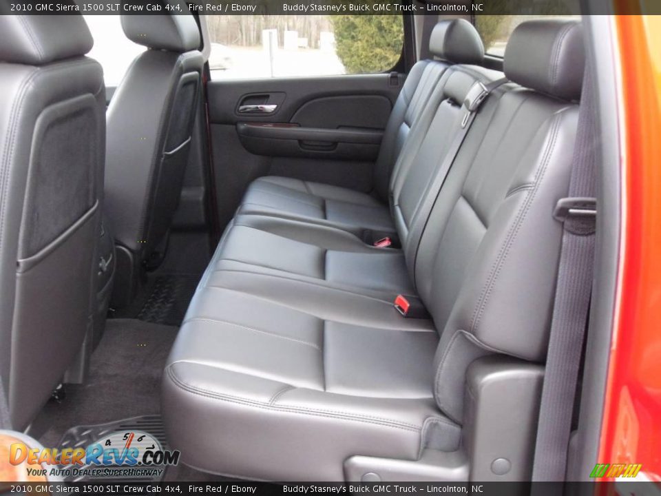 2010 GMC Sierra 1500 SLT Crew Cab 4x4 Fire Red / Ebony Photo #13