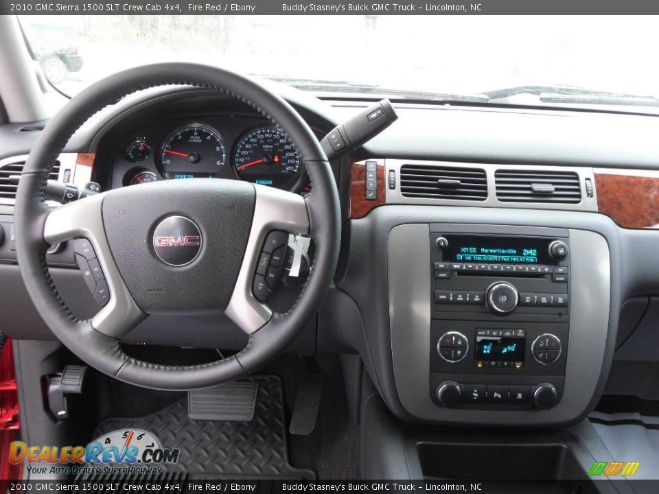 2010 GMC Sierra 1500 SLT Crew Cab 4x4 Fire Red / Ebony Photo #14
