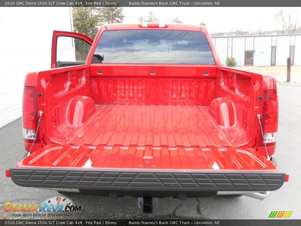 2010 GMC Sierra 1500 SLT Crew Cab 4x4 Fire Red / Ebony Photo #16