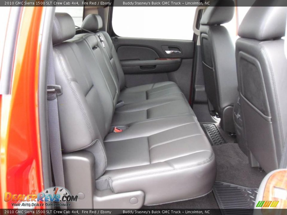 2010 GMC Sierra 1500 SLT Crew Cab 4x4 Fire Red / Ebony Photo #17