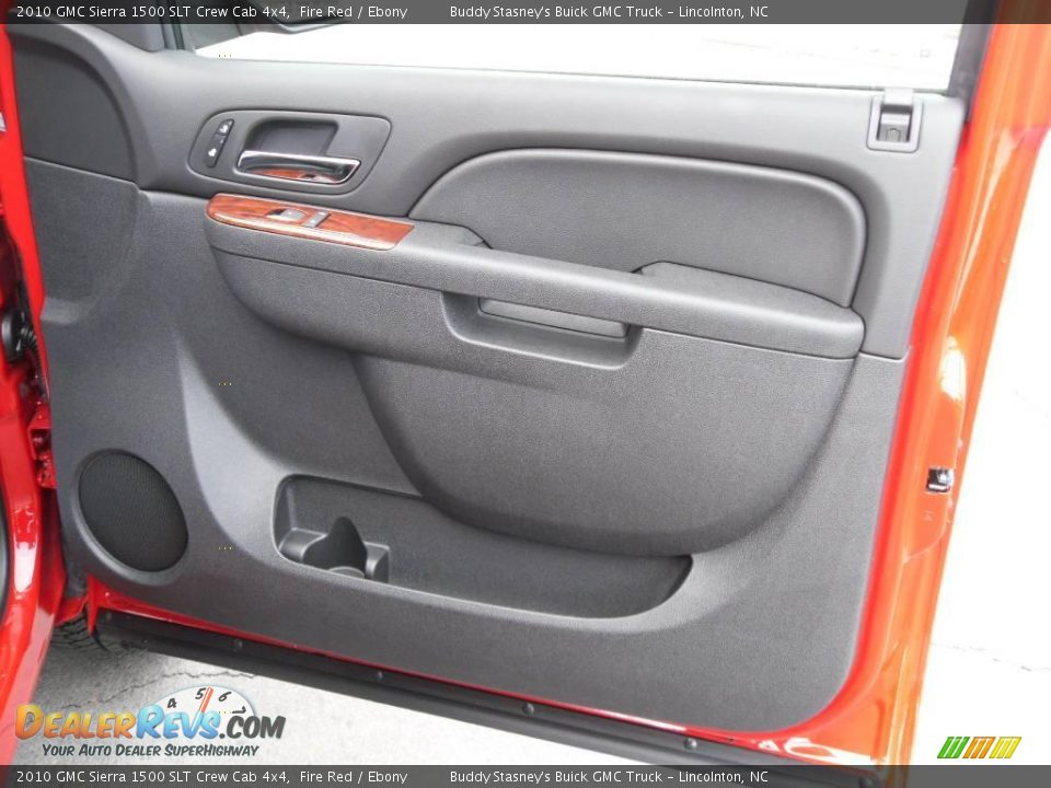 2010 GMC Sierra 1500 SLT Crew Cab 4x4 Fire Red / Ebony Photo #18