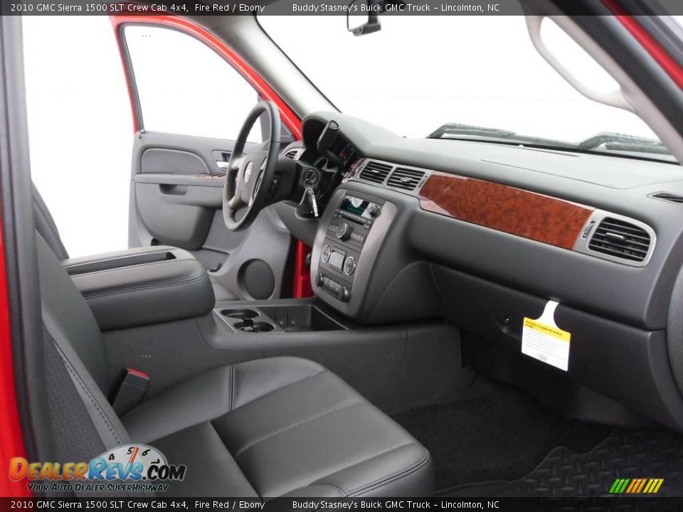2010 GMC Sierra 1500 SLT Crew Cab 4x4 Fire Red / Ebony Photo #22
