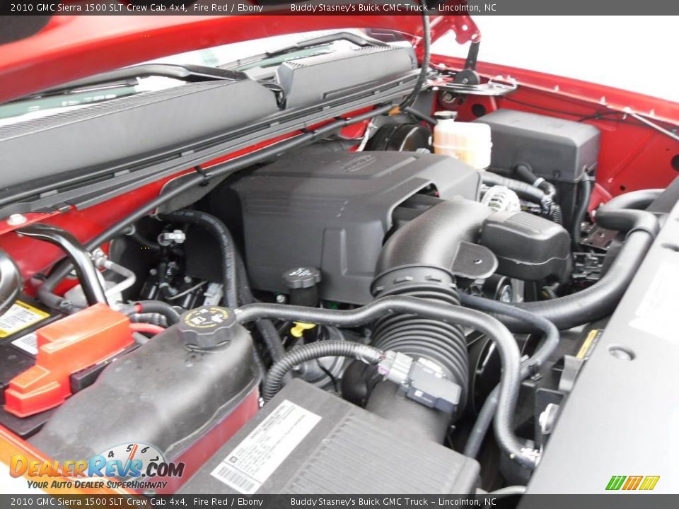 2010 GMC Sierra 1500 SLT Crew Cab 4x4 Fire Red / Ebony Photo #24