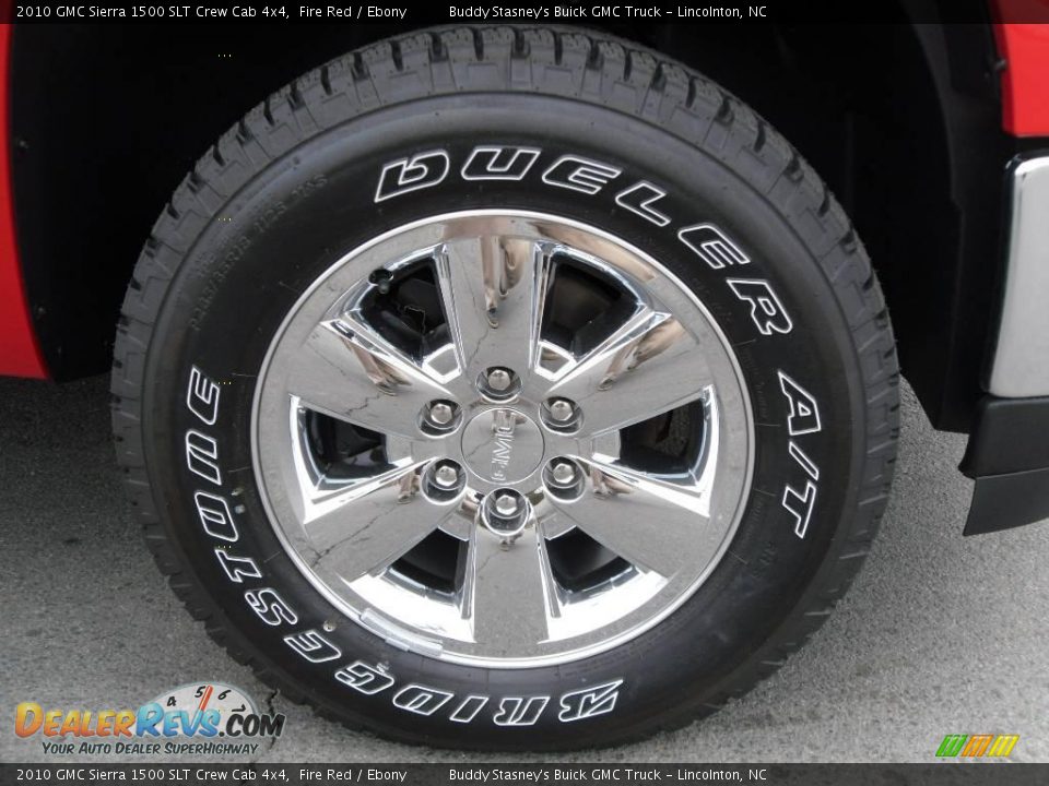 2010 GMC Sierra 1500 SLT Crew Cab 4x4 Fire Red / Ebony Photo #26