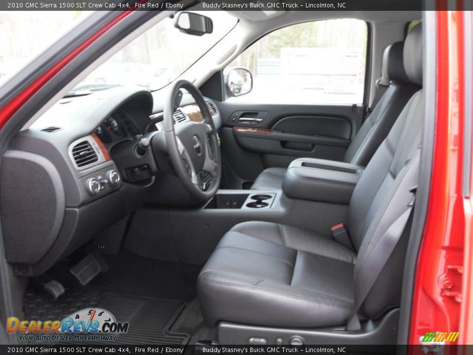 2010 GMC Sierra 1500 SLT Crew Cab 4x4 Fire Red / Ebony Photo #28
