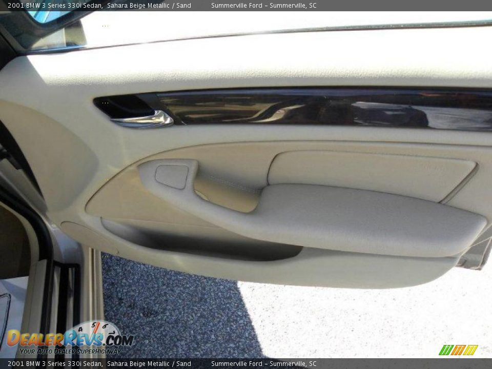 2001 BMW 3 Series 330i Sedan Sahara Beige Metallic / Sand Photo #10