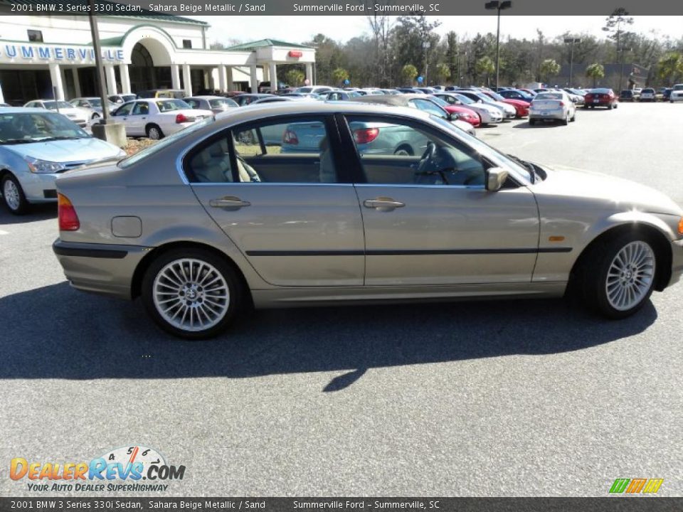 2001 BMW 3 Series 330i Sedan Sahara Beige Metallic / Sand Photo #13