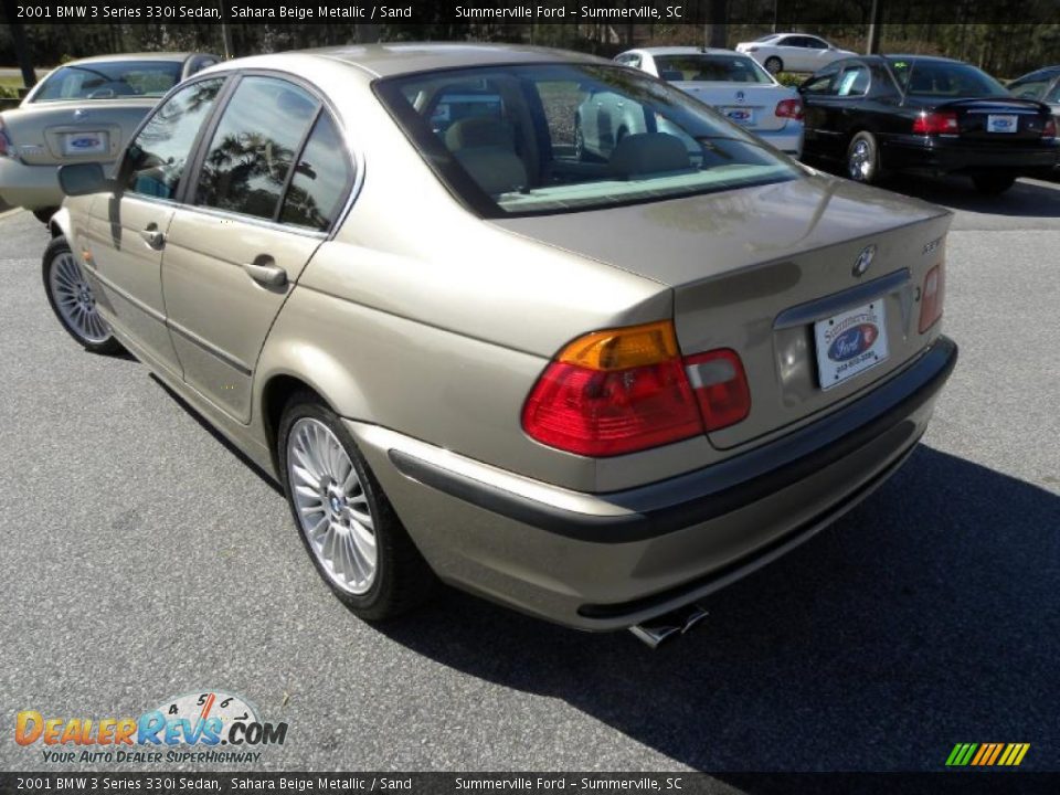 2001 BMW 3 Series 330i Sedan Sahara Beige Metallic / Sand Photo #16
