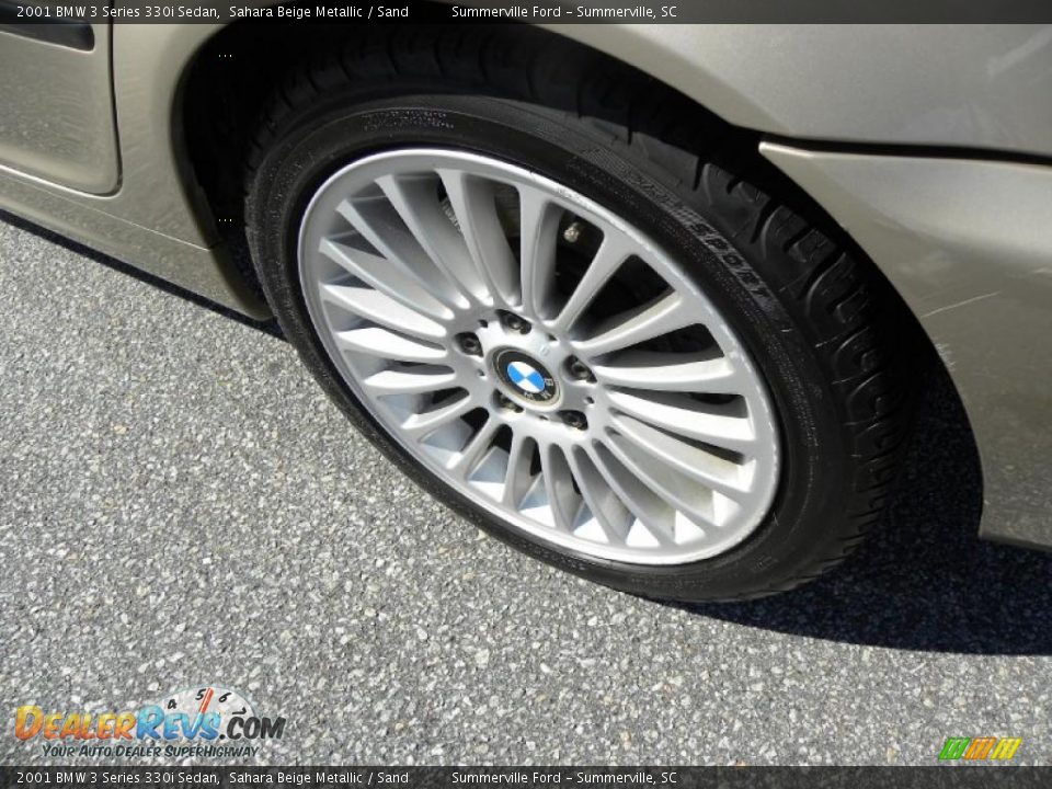 2001 BMW 3 Series 330i Sedan Sahara Beige Metallic / Sand Photo #17